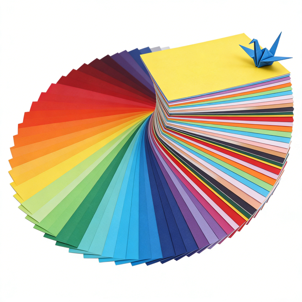 500 Sheets 8.5″x11″ Colored Cardstock, 50 Assorted Colors 180GSM/65LB ...
